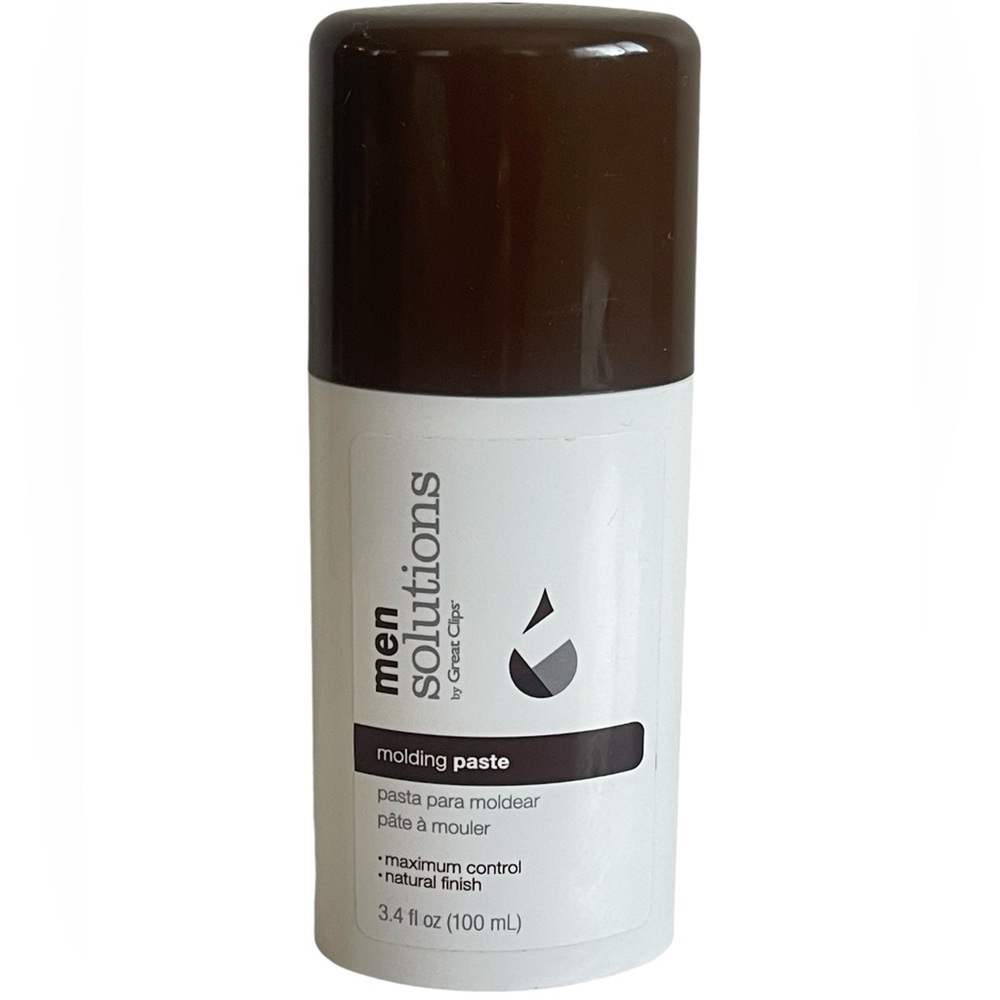 Great Clips Men Solutions Molding Paste 3.4 fl oz Maximum Control Natural Finish